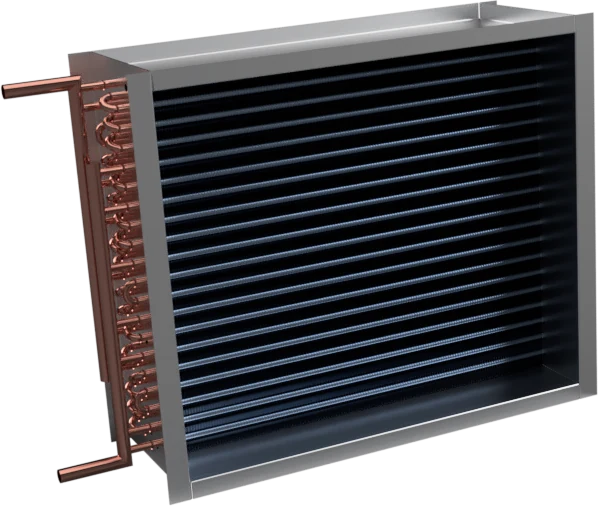 Finned heat exchanger coil